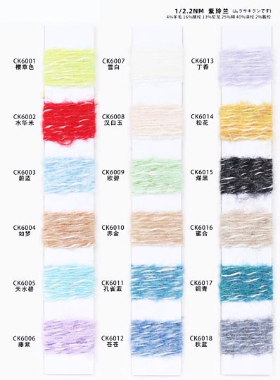 1/2.2NM 4% Wolle 16% Acryl 13% Nylon 25% Baumwolle 40% Polyester 2% Elasthan