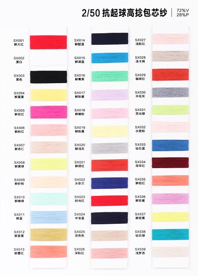 2/50 72% Viscosa 28% Poliestere