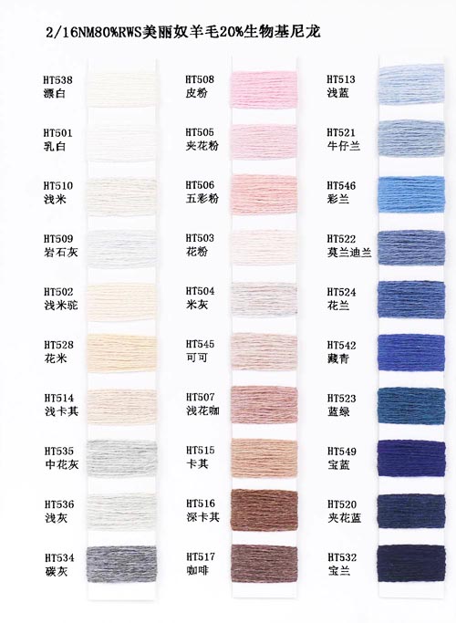 2/16nm/20% Nylon 80% Merinowool